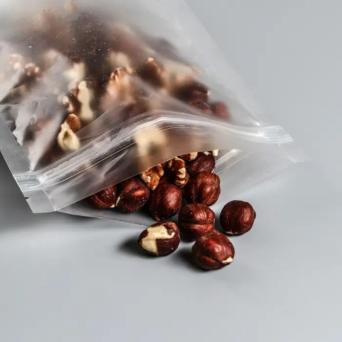 Прозрачный матовый дой пак,12×18×4 см