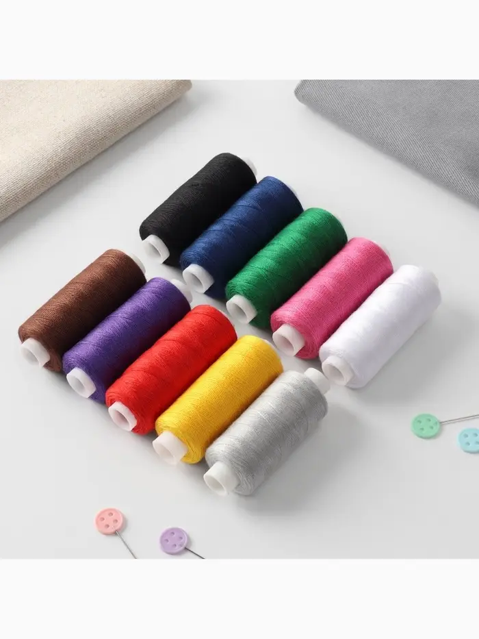 Нитки &laquo;Радуга&raquo;, 40/2, 300 м, набор 10 шт., разноцветные