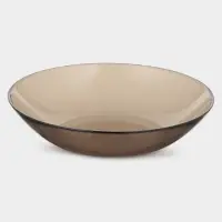 Тарелка глубокая Luminarc Ambiente. Eclipse, d=20.8 см, стекло, коричневая