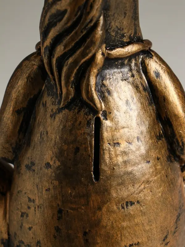 Копилка "Лошадь с подковой" 14х15х24 см, бронза