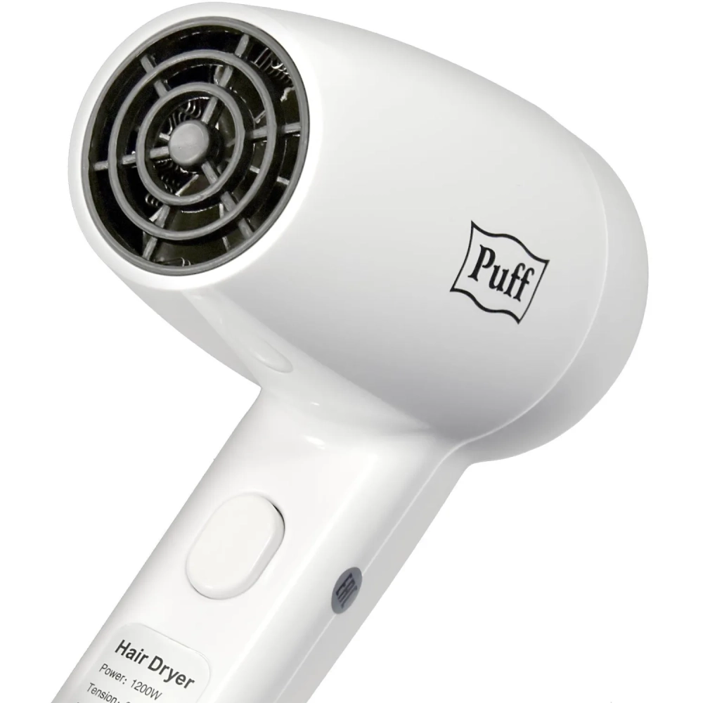 Фен Puff-1200, белый, 1,2 кВт