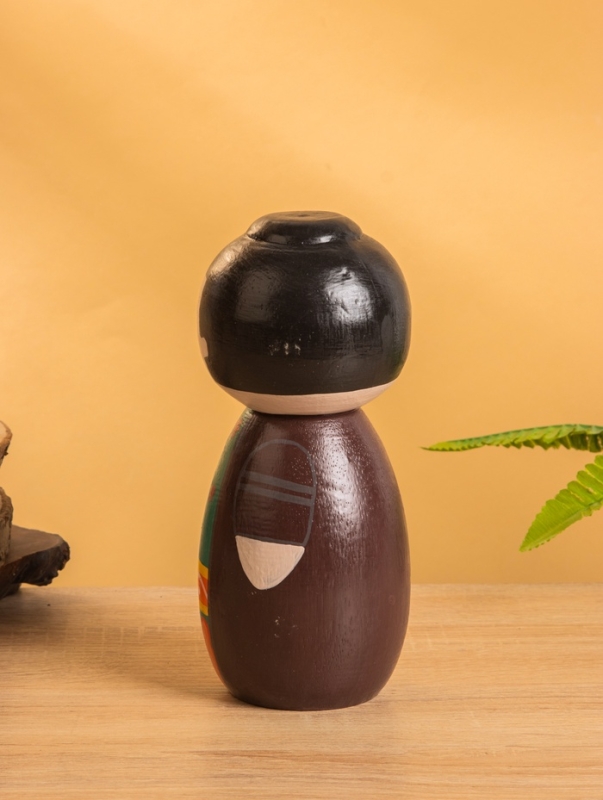 Деревянная кукла кокеши Деревянная кукла кокеши "Фудзико" 9х9х21 см