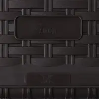 Ящик для цветов балконный &laquo;Ротанг&raquo;, 12 л, 57.5&times;18&times;16 см, пластик, коричневый