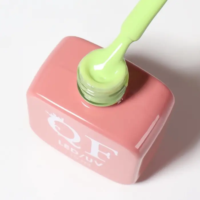 Гель лак для ногтей, однотонный, трехфазный, 10 мл, LED/UV, зелёный (281)