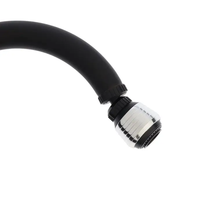 Аэратор ZEIN Z3598, поворотный, на шарнире, 2 режима, хром/черный