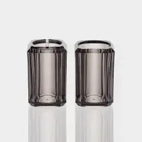 Набор для ванной &laquo;Кристалл&raquo;, 4 предмета, дозатор, 2 стакана, мыльница