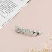 Заколка-автомат для волос &laquo;Калли галант&raquo; 8.5 см, серебро