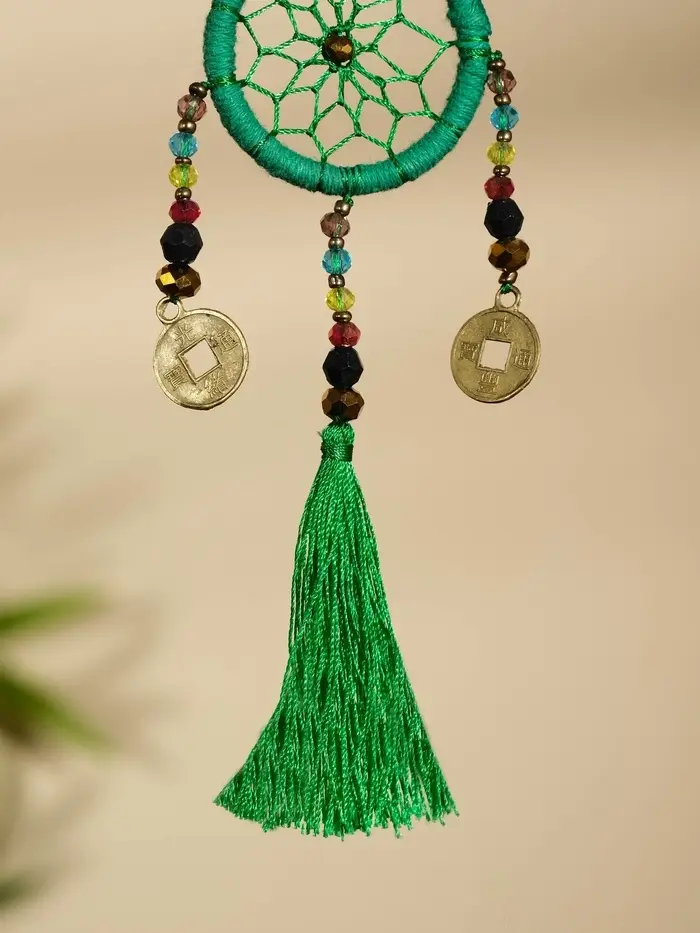 Брелок &laquo;Ловец снов&raquo;, 4&times;15 см, тёмно-зелёный