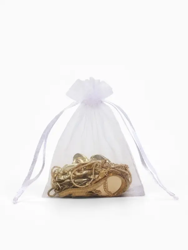 Набор мешочков подарочных 100шт., 7&times;9, цвет белый (1716475)