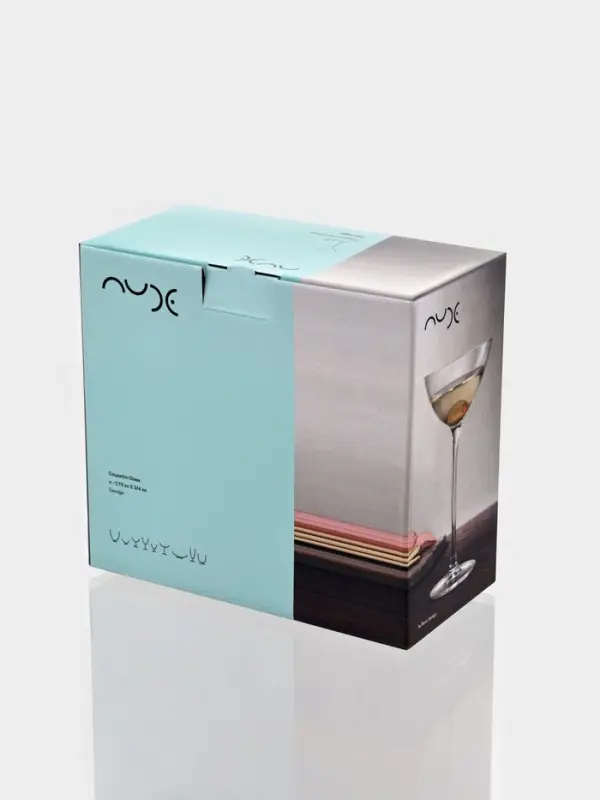 Набор бокалов Nude Savage, 170 мл, размер одного бокала 10&times;18.5 см, набор 2 шт., стекло, прозрачные