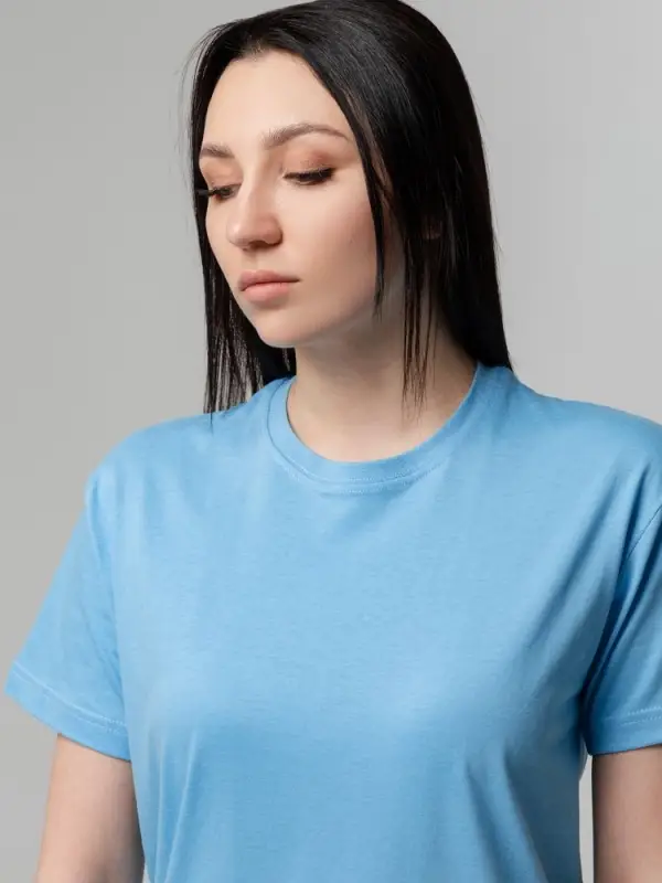 Футболка унисекс T-bolka 140, голубая, размер S Футболка унисекс T-bolka 140, голубая, размер S