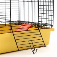 Клетка для грызунов "Мини" одноярусная, 29 x 25 х 24 см, желтый Клетка для грызунов "Мини" одноярусная, 29 x 25 х 24 см, желтый