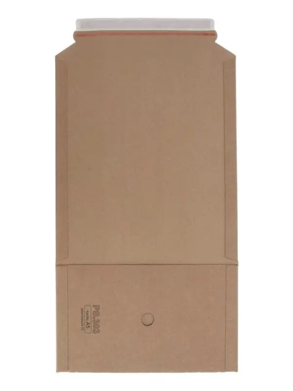 Коробка почтовая А5+, 245&times;165&times;20 - 70 мм, гофрокартон, без подсказа, отрывная лента
