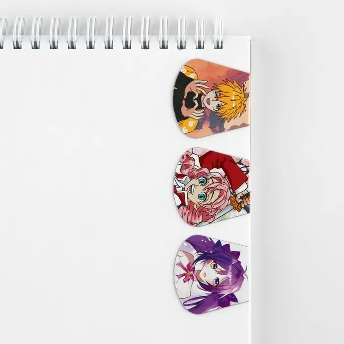 Закладки магнитные для книг, 3 шт «Клинок» Закладки магнитные для книг, 3 шт «Клинок»