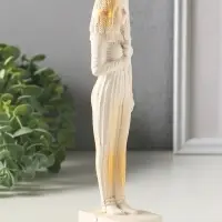 Фигурка гипс &laquo;Богиня Египта&raquo;, 19.5&times;4 см, белая с позолота
