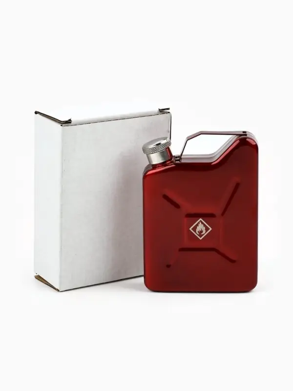 Фляжка для алкоголя &laquo;Канистра&raquo;, нержавеющая сталь, подарочная, армейская, 150 мл