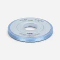 Лента атласная TEIRA, двухсторонняя, 6 мм, 25&plusmn;1 м, светло-голубая №332