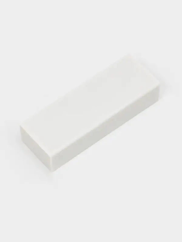 Ластик для чистки светлой обуви LaDо́m, 7.5&times;2.5&times;1.5 см, белый