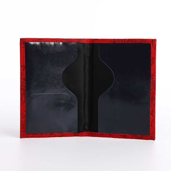 Обложка для паспорта, цвет красный Обложка для паспорта, цвет красный