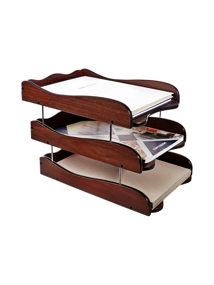 Органайзер 3 секции, для бумаг, 40&times;24&times;25 см