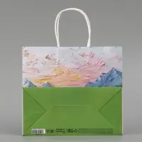 Пакет подарочный &laquo;Цветочное поле&raquo;, 25&times;22&times;12 см