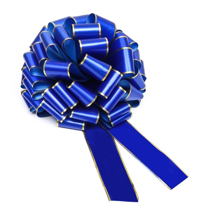 Бант-шар подарочный №7, синий Бант-шар подарочный №7, синий