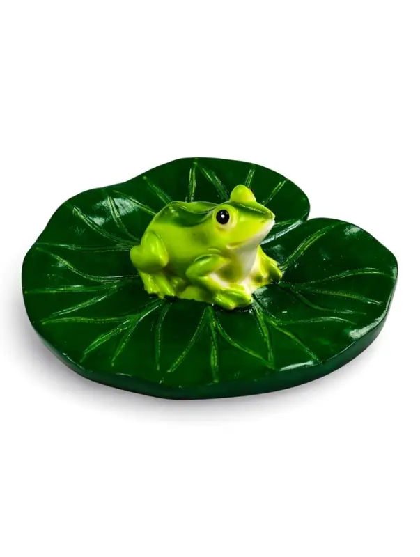Садовая фигура 10 х 11 х 6 см  водоплавающая  "Лягушка"