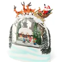 Фигурка светодиодная &laquo;Сказка&raquo;, новогодняя, 3хАА, музыка, свет, USB, 9.5&times;16&times;20 см