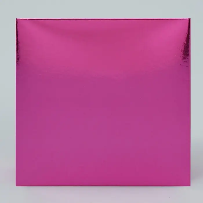 Коробка для конфет, кондитерская упаковка, 4 ячейки, «Розовая», 10.5 х 10.5 х 3.5 см
