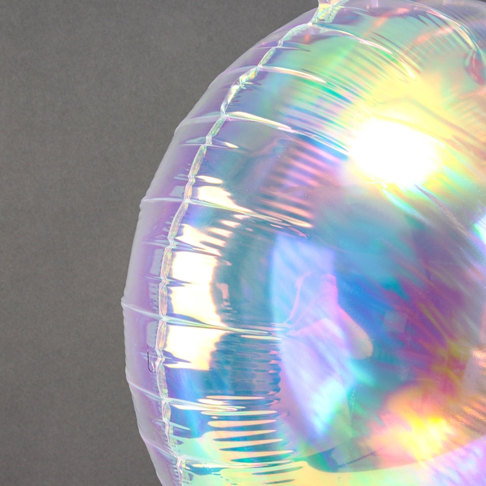 Шар фольгированный 18" &laquo;Круг&raquo;, цвет прозрачный перламутровый градиент