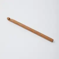 Крючок для вязания, бамбуковый, d=8 мм, 15 см