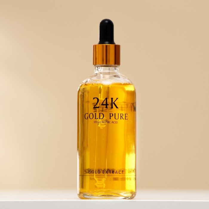 Косметическая сыворотка для лица с биозолотом и гиалуроновой кислотой, 100 мл Косметическая сыворотка для лица с биозолотом и гиалуроновой кислотой, 100 мл