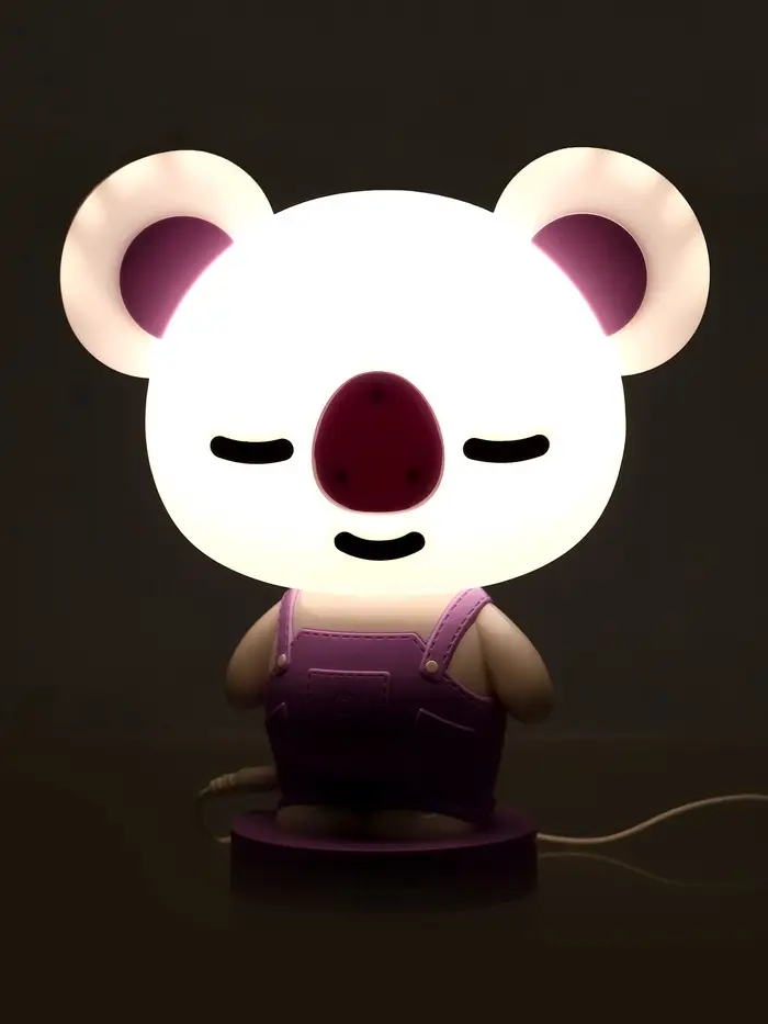 Лампа - ночник ZABIAKA &laquo;Коала&raquo;, световые эффекты, работает от сети, МИКС