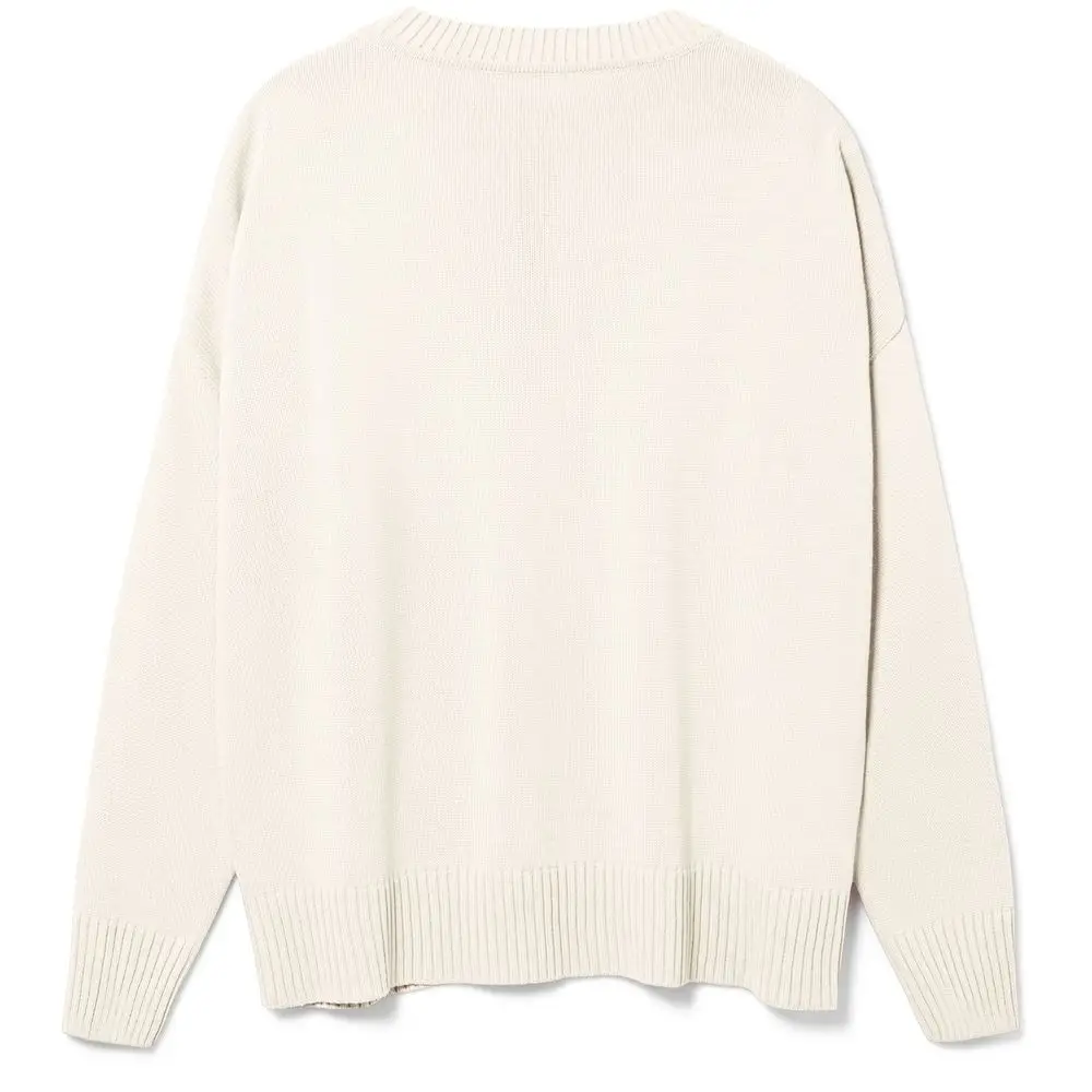 Джемпер оверсайз унисекс Stated в сумке, белый (молочный), размер L/XL