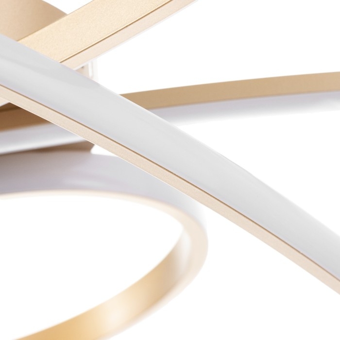 Светильник "Модес" LED 56Вт 4000К золото 100х50х9 см BayerLux