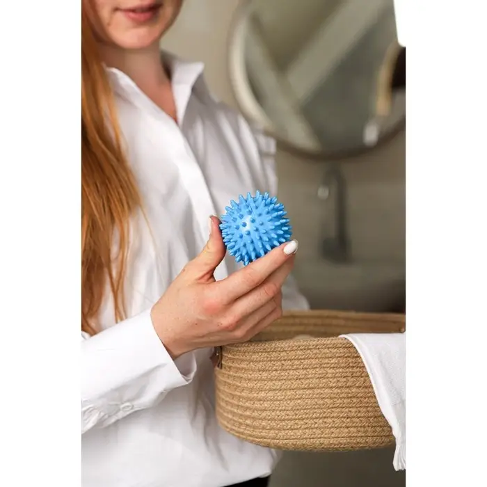 Шарики для стирки белья Доляна, d=6 см, 2 шт., синие