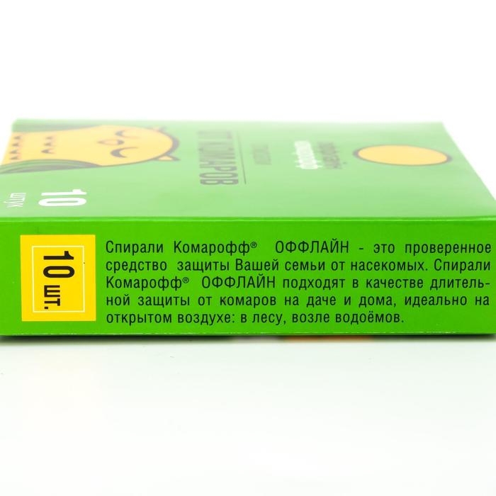 Спирали от комаров  Спирали от комаров "Комарофф", 10 шт
