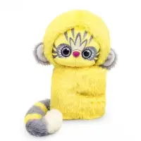 Мягкая игрушка "Эйка на 2 браслетах", желтый, 20 см LRta-031