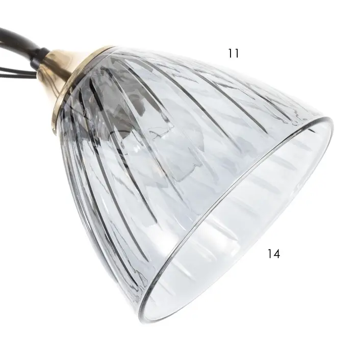 Светильник потолочный BayerLux &laquo;Сальма&raquo;, люстра 3хЕ27, 40 Вт, чёрный, 54&times;54&times;24 см