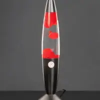 Лава - лампа RISALUX &laquo;Релакс&raquo;, Е14-R39, 30 Вт, от сети 220 В, чёрная, 9&times;9&times;35 см