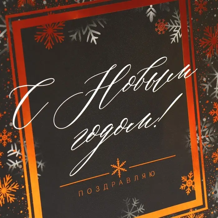 Пакет «Поздравляю с Новым годом!», 23 х 27 х 10 см