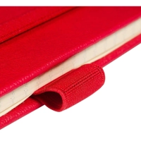 Блокнот А5 80л Bruno Visconti CITY на резинке красный 3-698/03