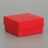 Коробка складная, крышка-дно, красная, 10 х 10 х 5 см