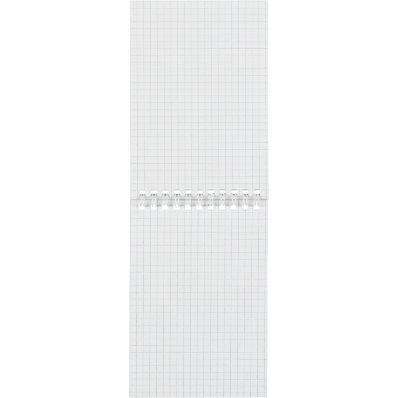 Блокнот Принты А6 60л, клетка, обл. мел. картон, спираль,Цветы