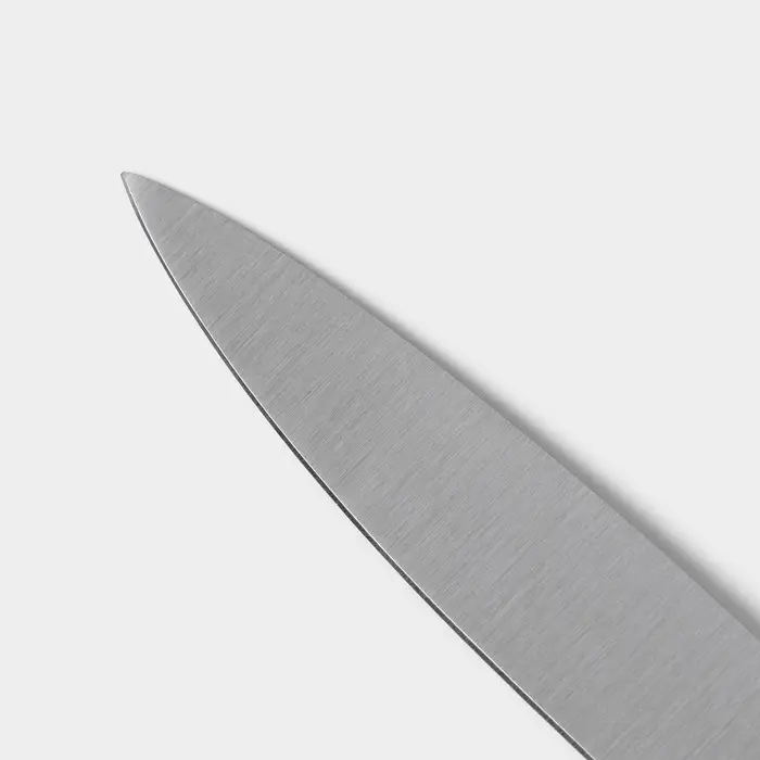 Нож для овощей кухонный Доляна Venus, лезвие 9 см, чёрный