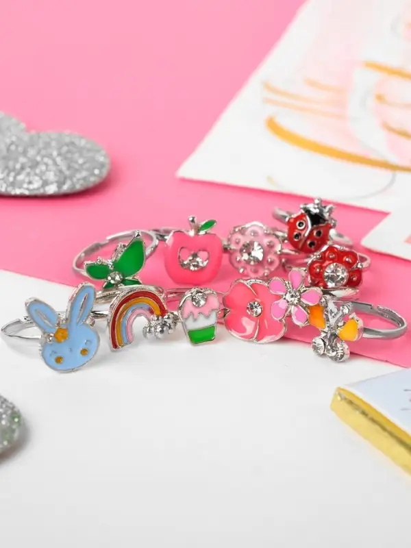 Кольцо &laquo;Выбражулька. Животный мир&raquo;, форма МИКС, МИКС, безразмерное