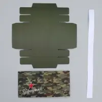 Коробка подарочная складная, упаковка, &laquo;С 23 февраля&raquo;, 10&times;10&times;10 см