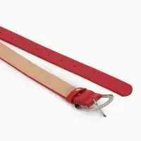 Ремень жен 05-01-02-01, Июнь2511, 2,9*0,3*110 см, винт, пряж металл, 1 прокол, красный Ремень жен 05-01-02-01, Июнь2511, 2,9*0,3*110 см, винт, пряж металл, 1 прокол, красный