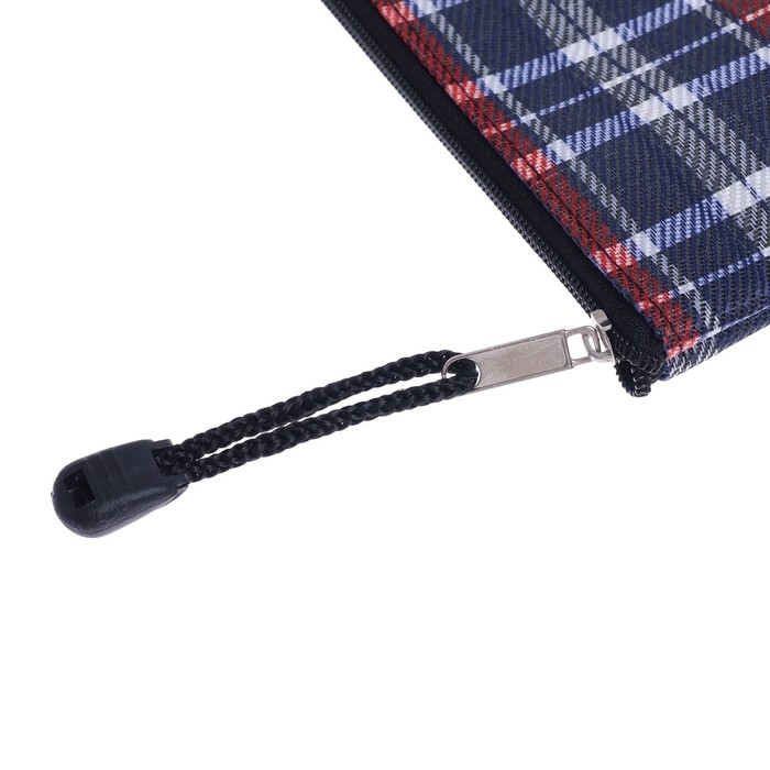 Папка-конверт на молнии Calligrata Папка-конверт на молнии Calligrata "Шотландка" А4, МИКС