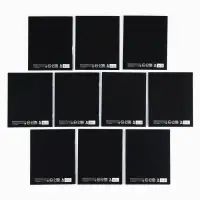 Тетради предметные, 48 л., набор из 10 шт., блок №1, софт тач лам, уф лак &laquo;Силуэт&raquo;